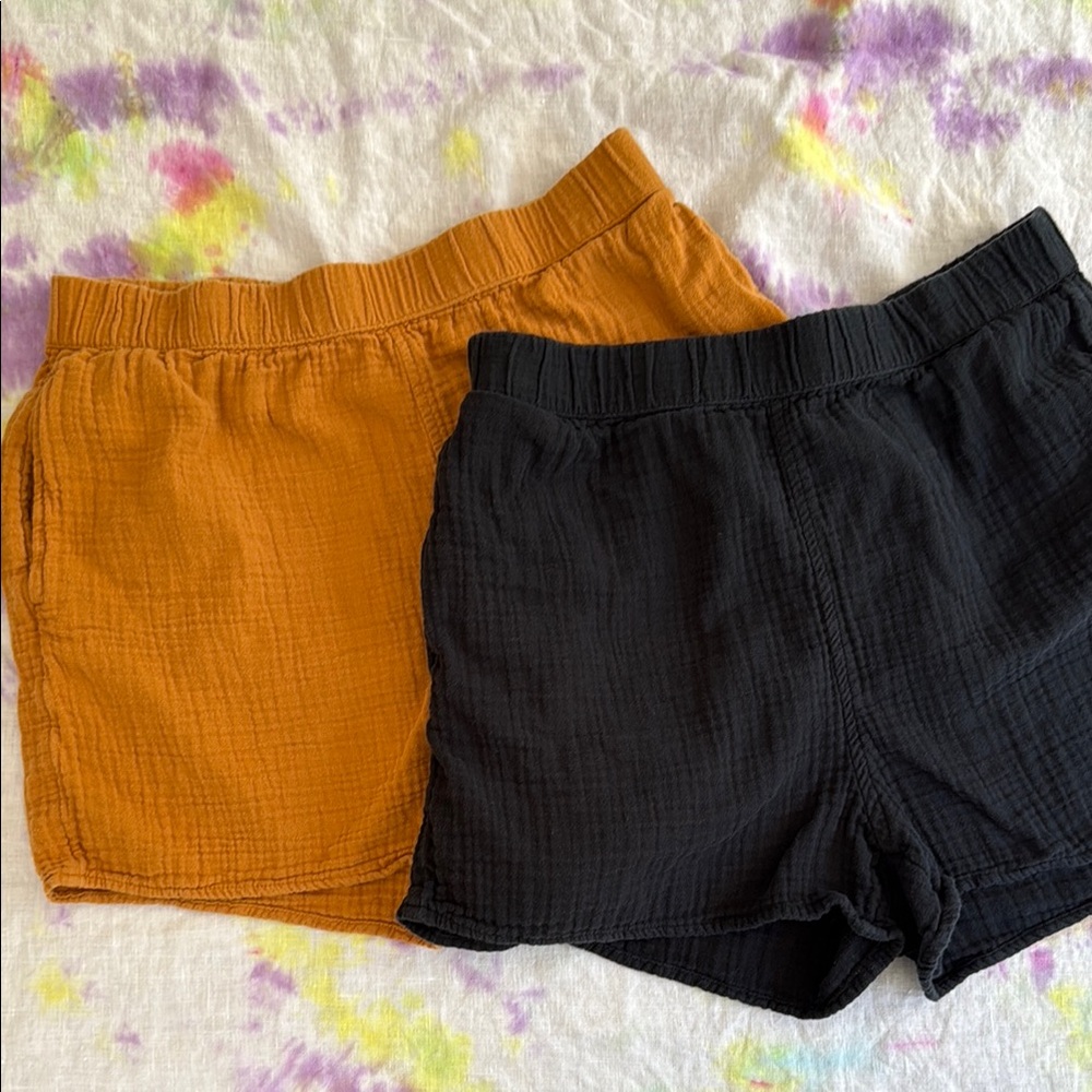 Universal Thread 100% Cotton Pull On Shorts w Pockets- sz s, 2 pair